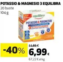 Coop Potassio & magnesio 3 EQUILIBRA offerta