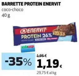 Coop Barrette protein ENERVIT offerta