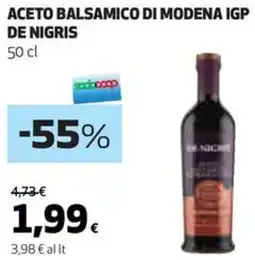 Coop Aceto balsamico di modena igp DE NIGRIS offerta