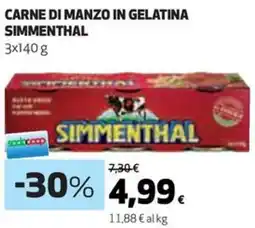 Coop Carne di manzo in gelatina SIMMENTHAL offerta