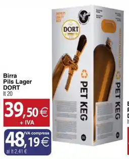 Docks Cash&Carry Birra Pils Lager DORT offerta