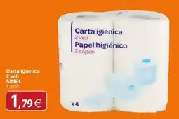 Docks Cash&Carry Carta Igienica 2 veli SIMPL offerta