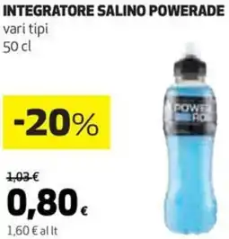 Coop Integratore salino POWERADE offerta