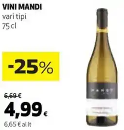 Coop Vini mandi offerta