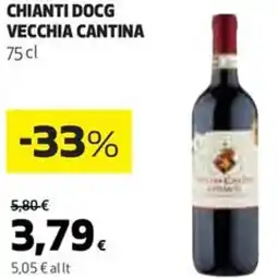 Coop Chianti docg vecchia cantina offerta
