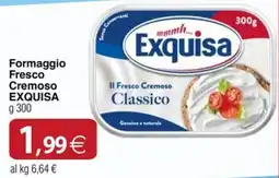 Docks Cash&Carry Formaggio Fresco Cremoso EXQUISA offerta