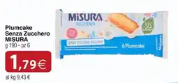 Docks Cash&Carry Plumcake Senza Zucchero MISURA offerta
