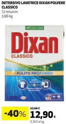 Coop Detersivo lavatrice dixan polvere classico offerta