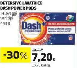 Coop Detersivo lavatrice dash power pods offerta