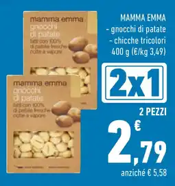 Conad MAMMA EMMA - gnocchi di patate - chicche tricolori offerta