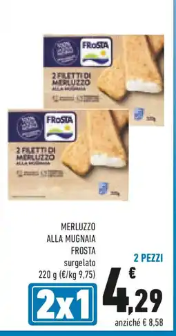 Conad Merluzzo alla mugnaia FROSTA offerta
