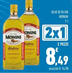 Conad Olio di oliva MONINI offerta