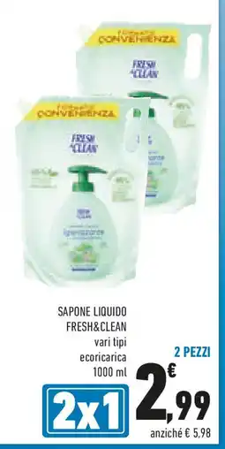 Conad Sapone liquido FRESH&CLEAN offerta
