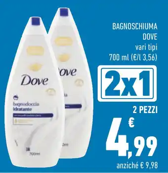 Conad Bagnoschiuma DOVE offerta