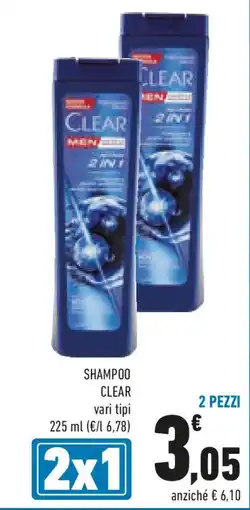 Conad Shampoo CLEAR offerta