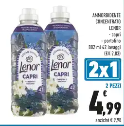 Conad Ammorbidente concentrato LENOR offerta