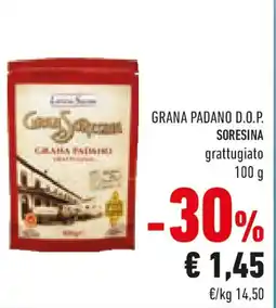 Conad Grana padano d.o.p. soresina grattugiato offerta