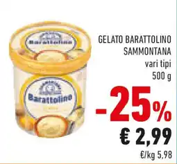 Conad Gelato barattolino SAMMONTANA offerta