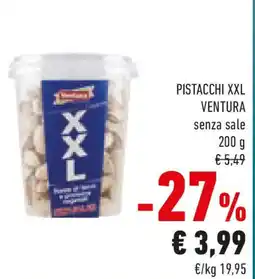 Conad Pistacchi xxl ventura senza sale offerta