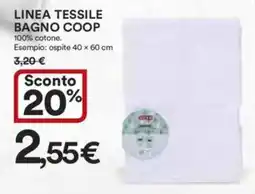 Ipercoop Linea tessile bagno COOP offerta