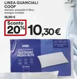 Ipercoop Linea guanciali COOP offerta
