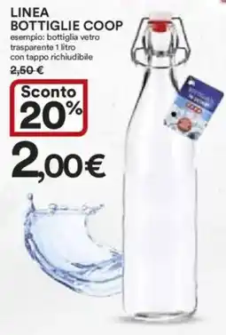 Ipercoop Linea bottiglie COOP offerta