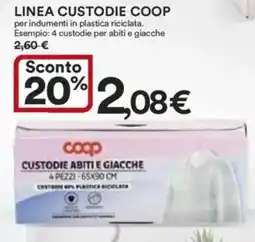 Ipercoop Linea custodie COOP offerta