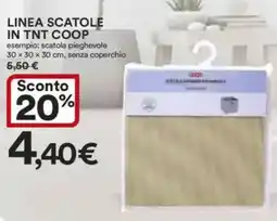 Ipercoop Linea scatole in tnt COOP offerta
