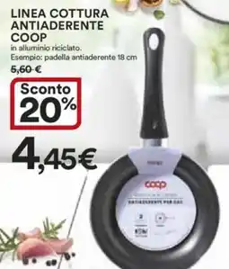 Ipercoop Linea cottura antiaderente COOP offerta