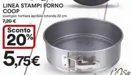 Ipercoop Linea stampi forno COOP offerta