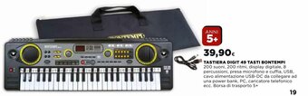 Ipercoop Tastiera Digit 49 Tasti Bontempi offerta