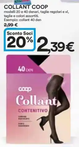 Ipercoop Collant COOP offerta