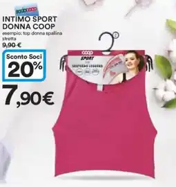 Ipercoop Intimo sport donna COOP offerta