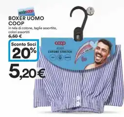 Ipercoop Boxer uomo COOP offerta