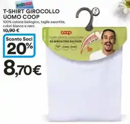 Ipercoop T-shirt girocollo uomo COOP offerta