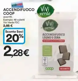 Ipercoop Accendifuoco COOP offerta