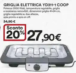 Ipercoop GRIGLIA ELETTRICA YD311-1 COOP offerta