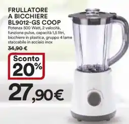 Ipercoop FRULLATORE A BICCHIERE BL9012-GS COOP offerta