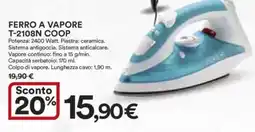 Ipercoop FERRO A VAPORE T-2108N COOP offerta