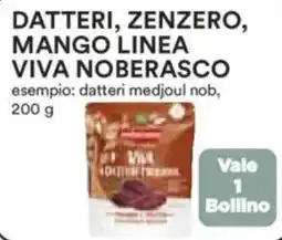 Ipercoop Datteri, zenzero, mango linea viva noberasco offerta