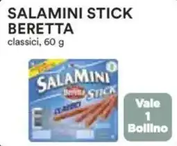 Ipercoop Salamini stick BERETTA classici offerta