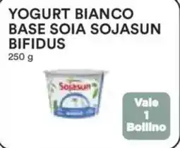 Ipercoop Yogurt bianco base soia sojasun bifidus offerta