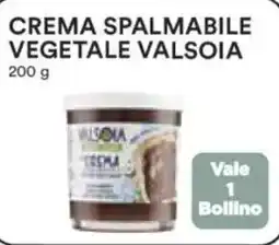 Ipercoop Crema spalmabile vegetale valsoia offerta