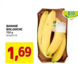 DPiù Banane biologiche offerta
