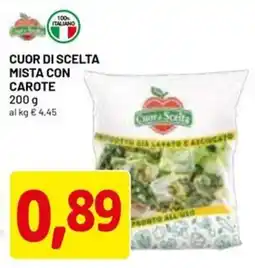 DPiù CUOR DI SCELTA mista con carote offerta