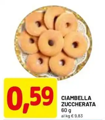DPiù PANETTERIA Ciambella zuccherata offerta