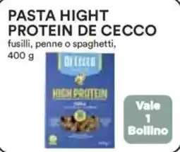 Ipercoop Pasta hight protein DE CECCO offerta