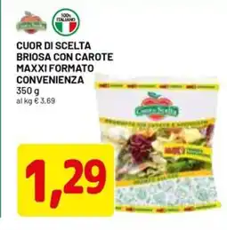 DPiù CUOR DI SCELTA Briosa con carote maxxi formato convenienza offerta