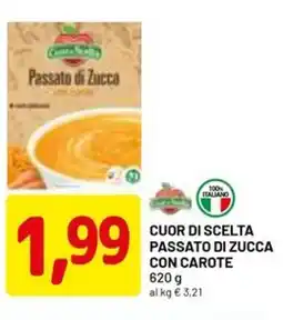 DPiù CUOR DI SCELTA passato di zucca con carote offerta