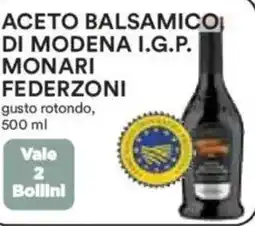 Ipercoop Aceto balsamico di modena i.g.p. monari federzoni offerta